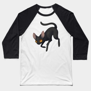 Cozy Bombay Cat Baseball T-Shirt